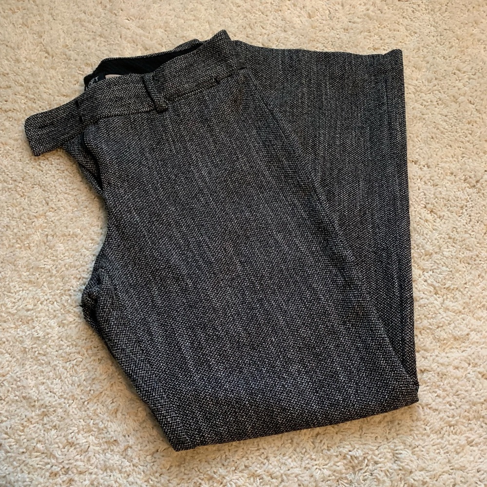 LOFT Petite Herringbone Trousers in Marisa Fit